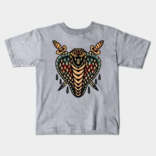 cobra and dagger tattoo Kids T-Shirt